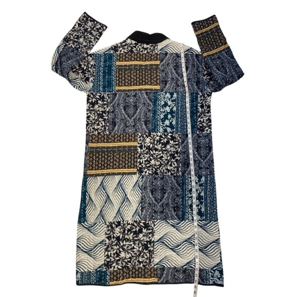 Free People X Brenda Knight NWOT Merigold Quilted Boho Duster Jacket Size L - Picture 16 of 17